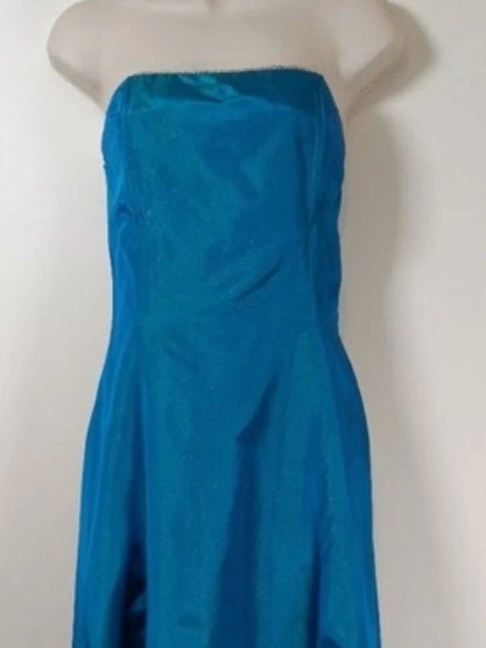 Jessica McClintock Gunny Sax Glitter & Rhinestone Strapless Dress *Flaws*